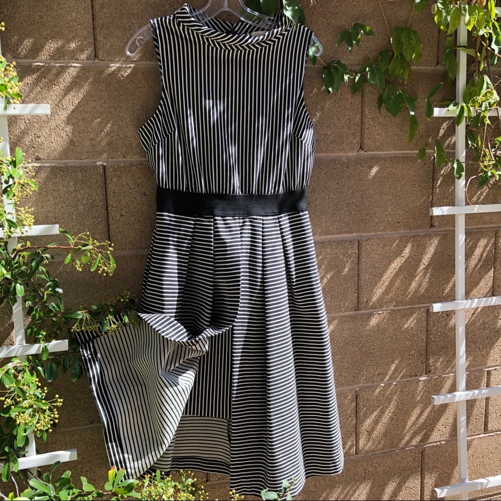 Eva Mendez x NY&CO Roll Neck Overlayer Skirt Midi